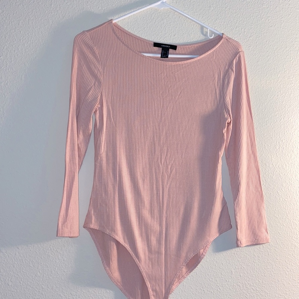 F21 Pink Bodysuit